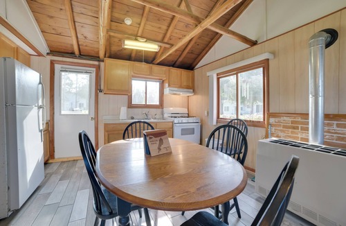 Indian River Cabin | Pet Friendly Lake Cabin: Private Dock + Fire Pit!