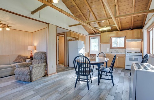Indian River Cabin | Pet Friendly Lake Cabin: Private Dock + Fire Pit!