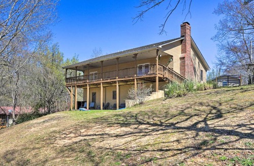 Waterloo House | Pet-Friendly Lakefront Retreat with Deck and Dock