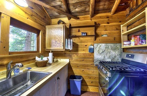 Levering Cabin | Pet Friendly Lakefront Cabin
