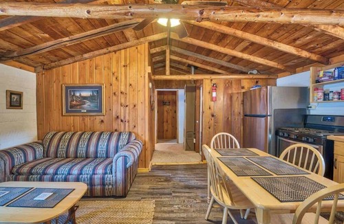 Levering Cabin | Pet Friendly Lakefront Cabin Firepit