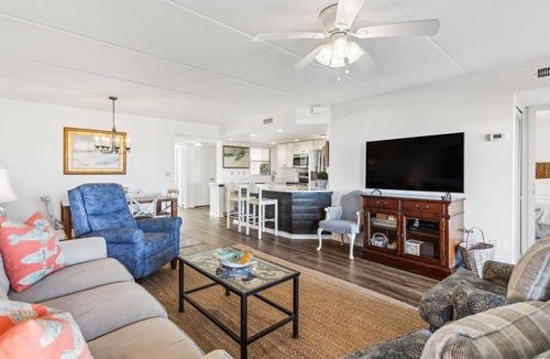 Amelia City Condo | Pet Friendly Oceanfront Sailmaker Condo | Ground Floor | Updated Kitchen | Steps to the Beach