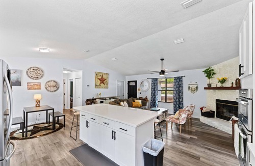 St. Augustine House | Pet-Friendly Pool Retreat w/Firepit Backyard BBQ