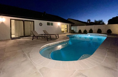 Royal Palm Beach House | Pet friendly Royal Palm oasis with pool