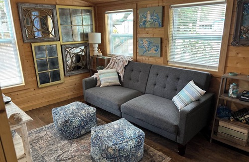 Supply House | Pet Friendly Separate Fee, enjoy fenced in yard, outdoor shower, fire pit