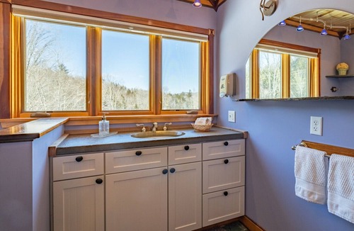 Bread Loaf Cabin | Pet-Friendly Vermont Mountain Lodge with Hot Tub, Game Room & River Access