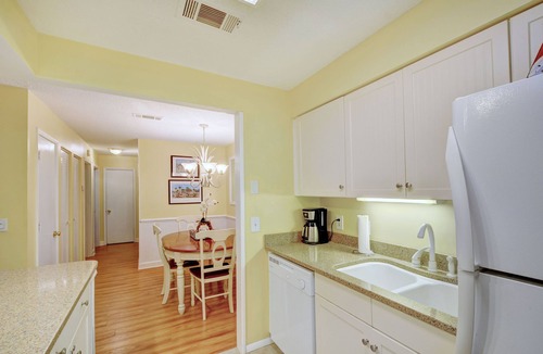 Demere Park Condo | Pet Friendly Walk to Pier Village & Beach Heated Pool Sleeps 6
