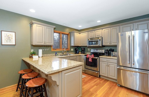 The Galena Territory House | Picture Perfect Galena Getaway on Golf Course | 4 Bed 4 Bath | Hot Tub & FirePit