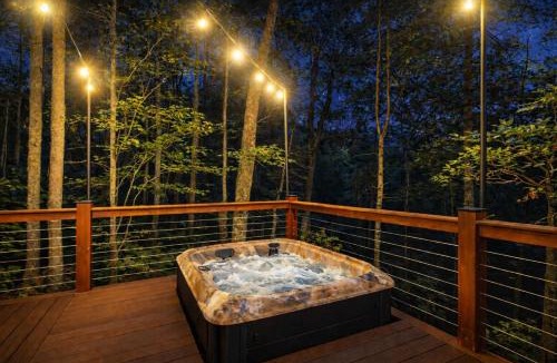 Cleveland House | Pine Valley Cabins Private Hot Tub & Mtn Views