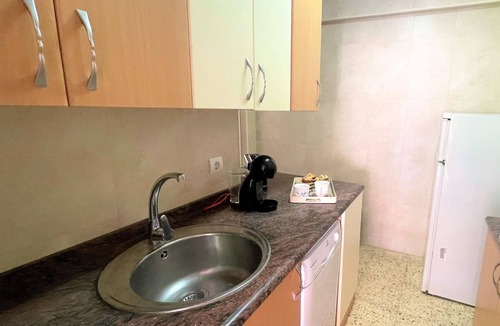 La Pineda Apartment | Pineda 3, heated, swimming pool and 130m from the beach.