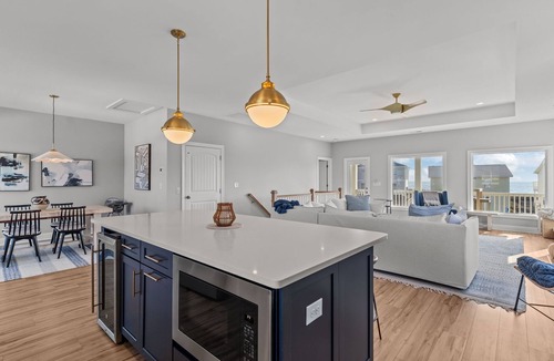 Yaupon Beach House | Pippin's Perch: Spacious 4BR Home w/Pri Pool, HT, Elevator, Ocean Views, & Pet-Friendly