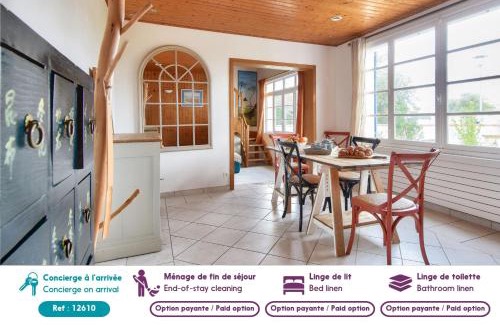 La Gueriniere House | Piscine, 600m de la plage, 6 adultes 4 enfants