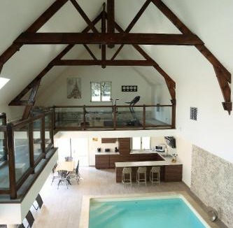 Montainville House | Piscine intérieure privée chauffée 30 min de Versailles