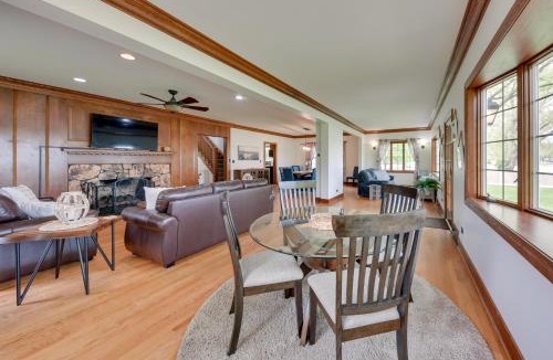 McHenry House | Pistakee Lake Estate w/Boat Dock & Hot Tub!
