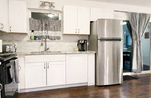 Keller House | Pit Stop Paradise: Desk & Large Yard Fenced