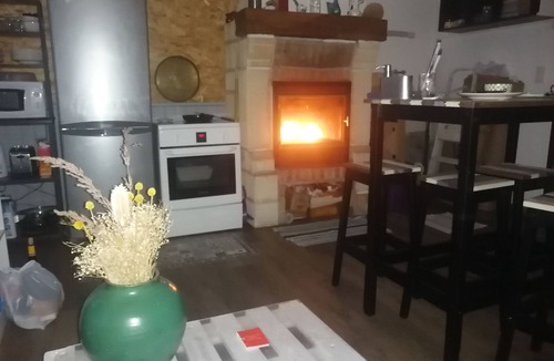La Riviere-Saint-Sauveur House | PLEASANT TOWN HOUSE WITH FIREPLACE AND GARDEN, 2 MINUTES FROM THE BEACH
