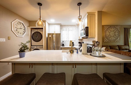 East Stroudsburg House | Pocono Mountains Hideaway - 2 Bedroom, 2.5 Bath, private townhome with wood-burning fireplace