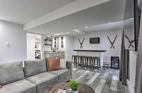 Bushkill House | Poconos Chatham Continental - Deck & Fire Pit