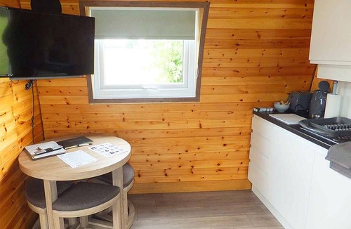 Trowse Newton Cabin | Pod 2 with Countryside view and Hot Tub