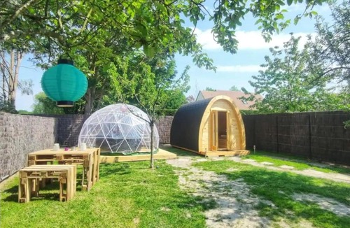 Pruniers-en-Sologne Ski Chalet | Pod Atypique Sologne 3 - Spa