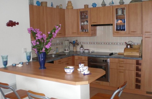 Saint-Florent Apartment | Pont de bateau, sea view with private pool