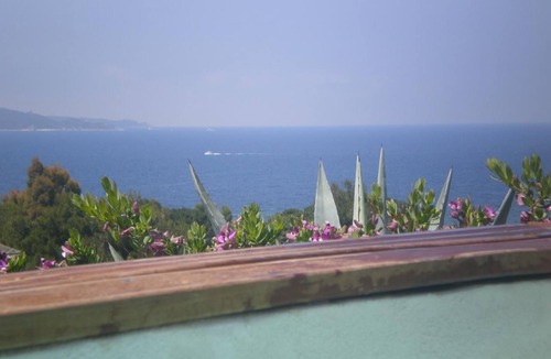 Saint-Florent Apartment | Pont de bateau, sea view with private pool