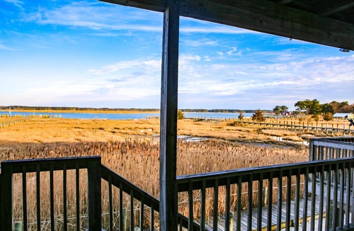 Chincoteague House | Pony Swim - Water Front Duplex,beautiful views. decks,NO LINENS PROVIDED