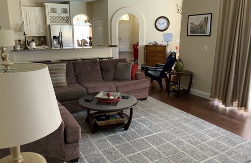 Golf and Sea Village of Apollo Beach House | Pool and heated spa, 3 bedroom, 2 baths, golf, beaches, safe community.