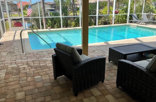 Punta Gorda House | Pool and Hot Tub Gulf Access Home 3-bedroom house with Dock