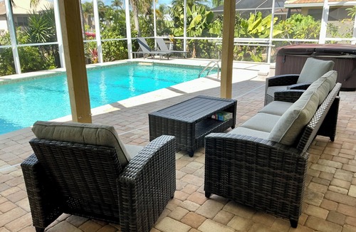 Punta Gorda House | Pool and Hot Tub Gulf Access Home 3-bedroom house with Dock