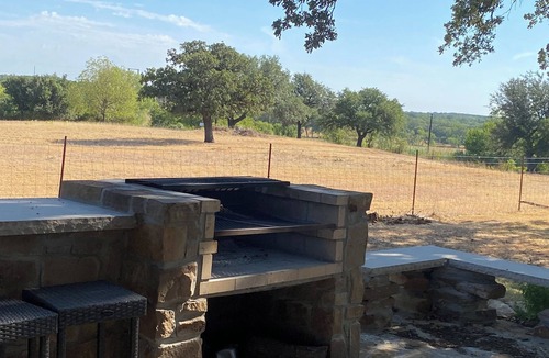 Weatherford House | Pool Casita - Cozy pool house with outdoor pavilion/wood burning grill.