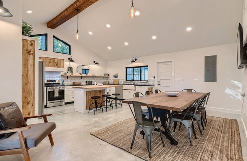 South Manchaca House | Pool Home for Groups with Game Room & Fire Pit