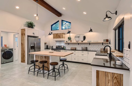 South Manchaca House | Pool Home for Groups with Game Room & Fire Pit