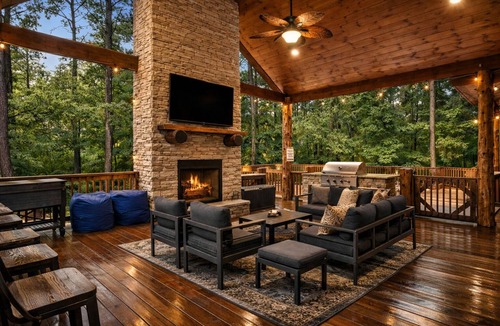 Broken Bow Cabin | Pool & Hot Tub | Large Decks w/Games
