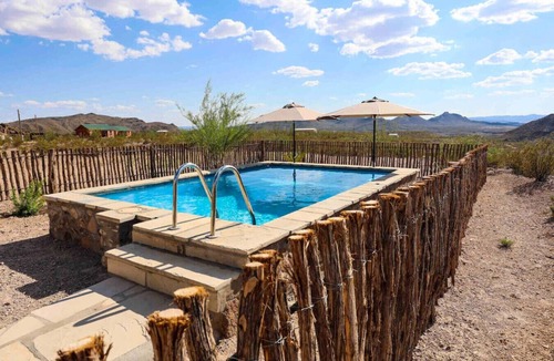 Terlingua House | Pool House #1 2 BDR + 2 Baths + Private Pool