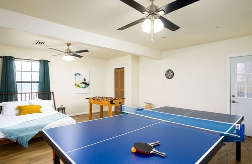 Woodstone House | Pool house l Game Room l Free Coffee