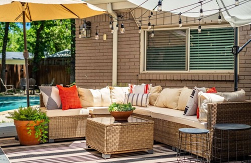 Irving House | Pool House w/Outdoor Bar, Game Room & Movie Room
