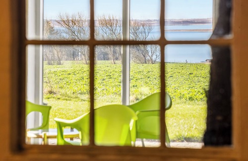 Ronbjerg Villa | Pool house with panoramic view of the Limfjord