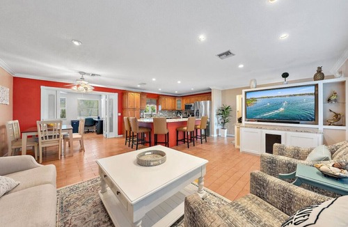 Lake Clarke Shores House | Pool Huge Backyard BBQ Games Pet Friendly