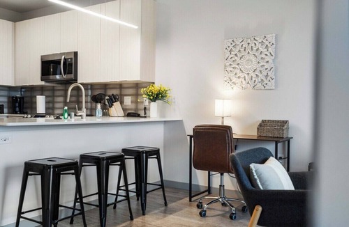 Madison Apartment | Pool. In-Unit Washer & Dryer. Garage Parking.