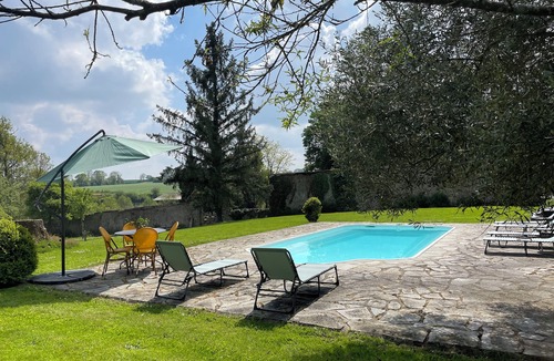 Saint-Martin-de-Cenilly Cottage | POOL OPEN for 2026 lovely private Tower cottage on grand estate