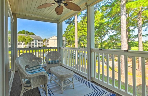 Waterford Plantation Apartment | Pool, Patio and Golf Course Views Myrtle Beach Gem