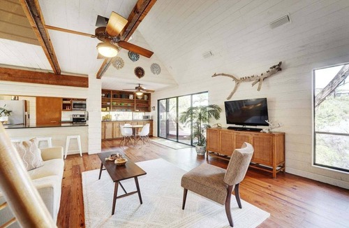 Lost Creek House | Pool, Serene Views, Airy Hillside Home - Skyfall