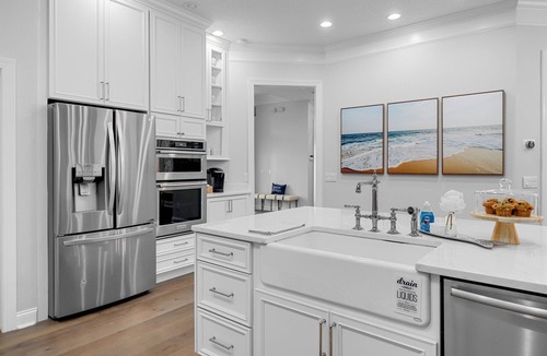 Atlantic Shores House | Pool, Spa, Golf Simulator | Walk to Beach