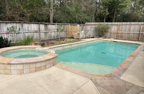 Alden Bridge House | Pool & spa in The Woodlands. Available early April!