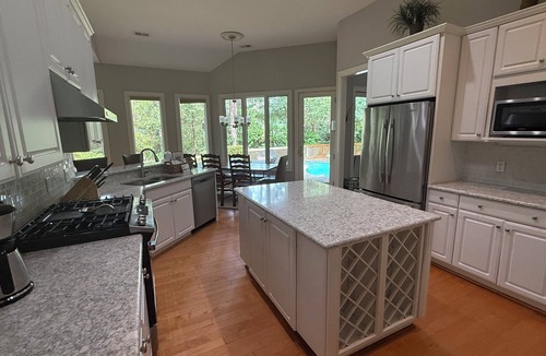 Heritage Woods House | Pool/Spa! Walk to BEACH! Dog friendly!