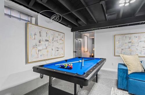 Joliet House | Pool Table and Fireplace by LCP Collection