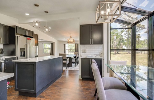 Dover House | Pool Table, Fire Pit: Spacious Home in Dover!