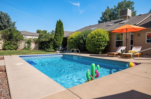 Grand Junction House | Pool, Theater, Game Room, Quiet, Close to Airport