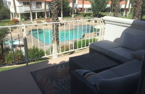 Palm Desert Condo | Poolside glamour in Palm Desert
